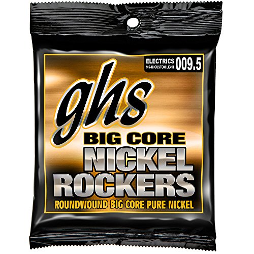 GHS BCCL 9.5 - 48 Custom Light Big Core Nickel Rockers Guitar String Set