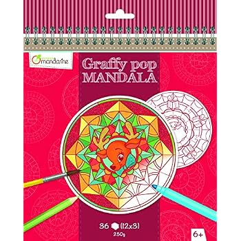 My Mandarine GY109C Carnet De Coloriage Graffy Pop Number - Chevaux Et Licornes - Dès 6 Ans