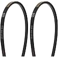HARFINGTON 2Pcs M-25 Rubber V Belt Drive Transmission Belt 25" Pitch Girth 10mm Width 5.5mm Height JIS Standard Industrial Power Belt for Machinery Mower