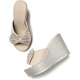 Marc Loire Women's Smart Casual Slip-On Platform Heel Sandal for All Occasion