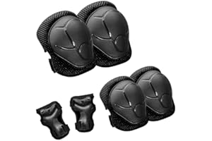 KUOGAS Knieschoner Kinder, Schoner Inliner Kinder [6er Set], Schützer für Inliner und Protektoren für Kinder, geeignet für Rollschuhlaufen, Laufräder, Fahrräder und Skateboards