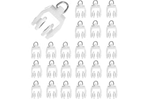 BDEUTROPHIC 50 Pcs Curtain Rail Gliders, Flexible and Flexible Curved Track Gliders for Ceiling Curtains, Curtain Track, Curtain Rail Suitable for Windows/Wardrobes/Curtains/Tracks