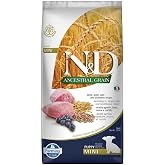 N&amp;D Mini Puppy D&uuml;ş&uuml;k Tahıllı Kuzu Etli ve Yaban Mersinli Yavru K&ouml;pek Maması 7 kg