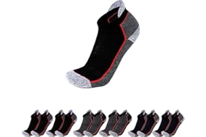 ISI WORK CAPOLAVORO Calze da Lavoro Uomo e Donna Lunghe e Protettive. Rinforzate e Traspiranti, Resistenti per scarpe antinfortunistiche, 4 modelli. (Pacco da 6 paia)