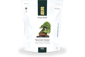 IRUN BONSAI Abono para bonsai orgánico HIRYO-GOLD - Coníferas 1 kg