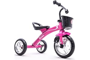 Kiddo Rosa 3 Wheeler intelligentes Design Kids Kind Kinder Trike Dreirad Rutscher Bike 2-5 Jahre neu - Rosa