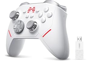 BEITONG KP20 Wireless Controller for PC, Switch/Switch 2, Android, TV, Steam Deck, TMR Joysticks & Hall Triggers Bluetooth & 2.4g Gamepad with 1000Hz Polling Rate, Mechanical Buttons