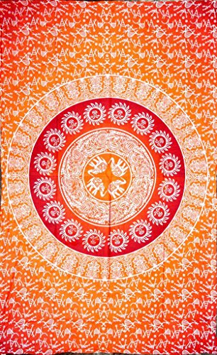 Cotton Hippy indische Mandala Wandbehang Bohemian Wurf Dekor Badspread Tapisserien