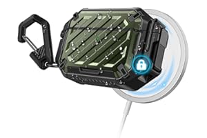 SUPCASE Etui do AirPods Pro 3 (wersja 2025) z zamkiem i karabińczykiem (Unicorn Beetle Pro), [wodoodporność IP68] [ochrona klasy wojskowej] [obsługuje bezprzewodowe ładowanie] twarda obudowa (Guldan)