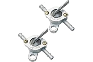 DILIREBA 2 pezzi Valvola Serbatoio Carburante, Rubinetto Benzina Motociclo, Rubinetto Benzina Generatore, Rubinetto Benzina Tagliaerba, Rubinetto Benzina Universale, Rubinetto Benzina Serbatoio per Moto Quad