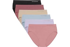 Channo Bragas Clásicas Básicas Mujer de Licra sin Costuras Efecto Invisible Midi Altas Color Liso