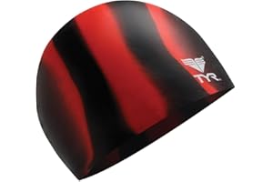 TYR Wielokolorowy silikonowy czepek pływacki dla dorosłych