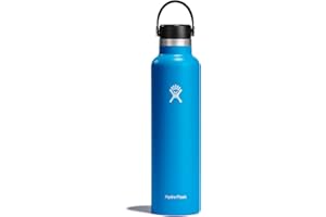 HYDRO FLASK - Borraccia da 709 ml - Borraccia in acciaio inossidabile con isolamento sottovuoto con tappo Flex Cap antigoccia e verniciatura a polvere - Senza BPA - Imboccatura standard - Pacific