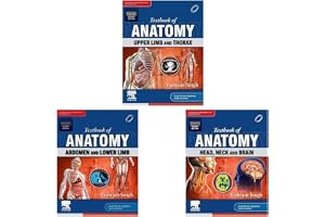 Textbook of Anatomy Vishram Singh | Vol 1: Upper Limb/Thorax + Vol 2: Abdomen/Lower + Vol 3: Head-Neck - Combo Set of 3 books | Second Hand Used Book | 4th Edition