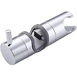 Amazon Brand - Umi Shower Head Holders Adjustable Hand Shower Bracket Replacement 22-25MM Shower Riser Rail Polished Chrome, 