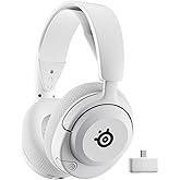 SteelSeries Arctis Nova 5 Blanco Cascos gaming inalámbricos PC, PS5, Switch 2, móvil - Controladores magnéticos de neodimio -