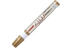 MITSUBISHI Uni-ball 182080 Paint PX-20 marker do lakieru, z okrągłą końcówką, błyszczący złoty