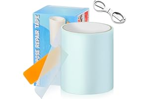 Ksvaye Parches Piscina Bajo Agua,10x215cm Grandes Kit Reparación Piscinas PVC, 0.3mm Cinta Adhesiva Para Piscinas Impermeable, Repara Pinchazos Piscina Para la Piscina, Colchon Hinchable,Liner Piscina