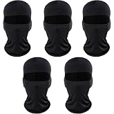 SEFIRST 5 Pcs Balaclava Mask Balaclava Protective Men Black | Summer Neck Scarf Windproof Breathable UV Protector Ski Scarf f