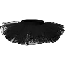 Tutu Danse Fille Dégradé 4 Couches - Jupe Princesse Ballet Costume - Bézioner