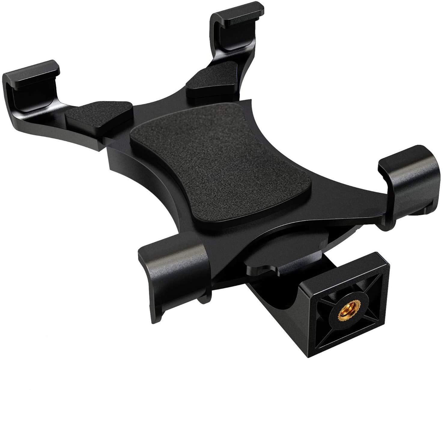 Hiffin iPad Tripod Mount Adapter Universal Tablet Holder Fits Ipad Air, Mini, Surface, Nexus and Most Tablets, Use on Tripod, Monopod, Selfie Stick, Tabletop Tripod Stand (IPAD Holder)