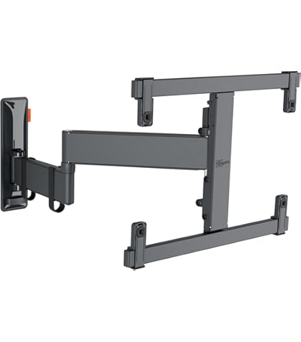 VOGEL'S WALL 3245 draaibare televisiebeugel voor 32-55 inch TV's | Kantelbaar en draaibaar tot 180° | TV-beugel geschikt voor televisies met een maximaal gewicht van 20 kg en VESA 100x100 tot 400x400