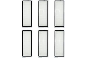 ‎BPBDZZ Bpbdzz 6 Stück Filter für Roborock Qrevo Serie/Qrevo Curve/Qrevo Pro/Qrevo Plus/Qrevo MaxV/Qrevo Edge Roboter Staubsauger | Waschbar & Wiederverwendbar | Premium Filter Zubehör Ersatzteile