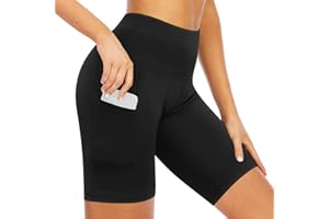 COTOP Women's Running Shorts,Cycling Womens Short High Waist Yoga Sport Shorts Workout Tummy Control Seamless Quick Dry Gym Short for Women with Pockets