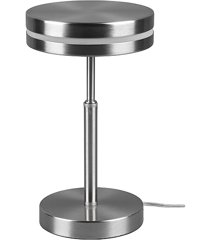 Lucande LED vloerlamp Nicano (modern) in Alu uit aluminium o.a. voor werkkamer/kantoor, inclusief lichtbron - staande lamp