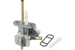 EASYBYMALL Grifo de combustible para Kawasaki EN500 Vulcan 500 1996 2009 y ZR750 Zephyr 1991 2006 con interruptor de encendido y apagado para reserva
