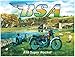 Produktbild BSA A10Super Rocket Motor Cycle Bike. Paar in Leder auf einen Tag Trip die Landschaft Fluss. Für Haus, Zuhause, Bar oder Kneipe.. Wandschild aus Metall/Stahl, stahl, 30 x 40 cm