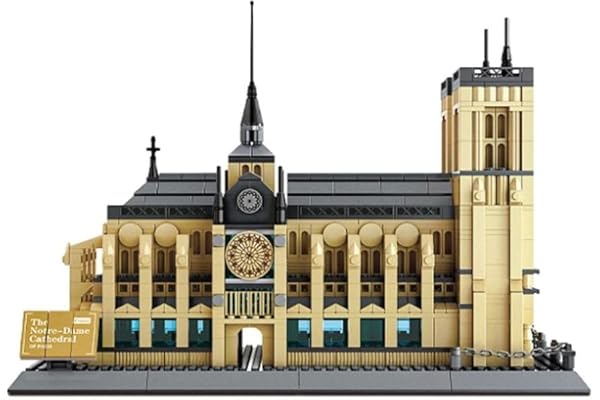 WANGE Modèle d’Architecture à Assembler avec des Blocs de Construction. Cathédrale de Paris, Notre-Dame.