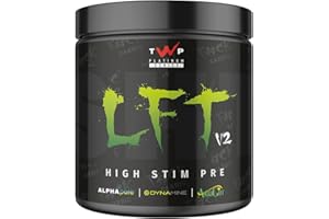 TWP Nutrition Platinum Series LFT V2, High Stim Strong Pre Workout, 390g and 30 Servings, 9 Great Flavours (Green Apple)