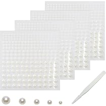 Lot De 2542 Strass Noirs Autocollants - Tailles 3,4,5,6 Mm - Ronds - Pour Nail Art, DIY, Décoration Visage, Objets - Acrylique