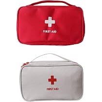 Trousse De Secours Vide KARELLS – Mini Sac Médical étanche 14x11x2cm, Compartiments, Portable Pour Maison, Camping, Voyage