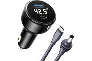 XLTTYWL Starlink Mini 12V - Adattatore mini accendisigari auto Star Link e cavo DC 12V-24V con display digitale, cavo di ricarica con connettore USB di tipo C (3m/10 piedi)