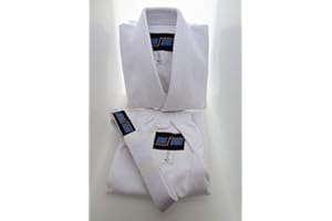 mmasport BJJ Kimono Jiu Jitsu 100% Cotone 390 gr Colore Bianco Kimono BJJ Basic