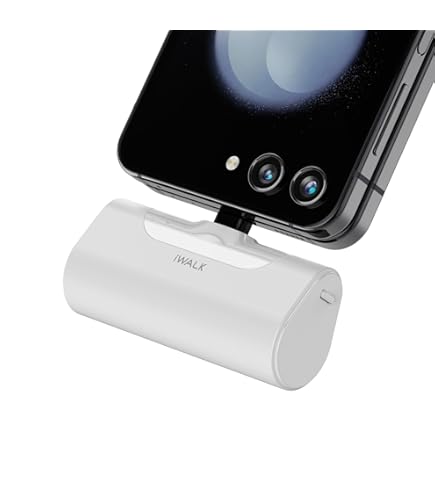 iWALK Mini Power Bank 4500mAh, Ultra-Compact Portable Charger