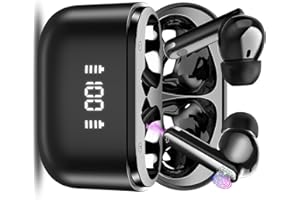 THUNELEC Ecouteur Traducteur Instantané, 48H AI Traduction Vocale Instantanée Écouteurs avec 134 Langues et 4 Modes de Traduction, Buletooth 5.3 Oreillette Traduction Instantanée pour Voyage/Affaires/Études