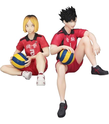 Gooyeh Haikyuu Anime Figuur Hinata Shoyo Tobio Kageyama Tsukishima Hotaru Anime Figuren, beweegbaar en veranderbaar Gezicht Figuur Tabletop Ornament Pop Figuur Collectie Cadeau 10 cm