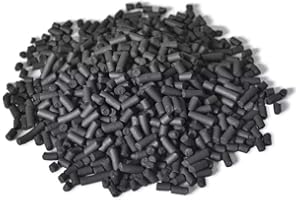 ESTINK 5 kg Pellet di Carbone Attivo per Acquario,Acquario Purificazione Carbone Attivo Serbatoio Filtro per purificazione dell'Acqua Acquario attivato Palline di Carbone Sacchetto di plastica