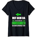Damen Petersilienhochzeit Petersilien Hochzeit Ehefrau Geschenk T-Shirt mit V-Ausschnitt