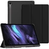 UnDePlus Galaxy Tab S10 FE+ Plus 13.1in&ccedil; ile uyumlu Kılıf Flip Cover Kalem B&ouml;lmeli PC Case X620 X626 Siyah