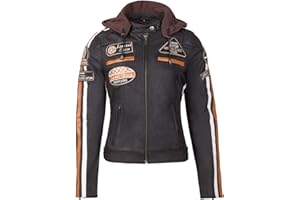 URBAN 5884 Urban Leather UR-152 Chaqueta Moto Mujer de Cuero '58 LADIES
