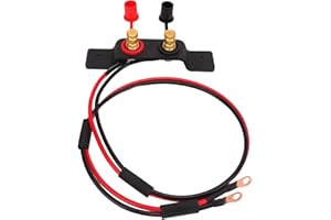 Aoutecen Battery Jump Post, PVC Battery Terminal Relocation Kit 1.2m Cable High Performance for Truck for ATV