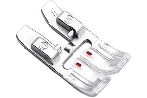 DREAMSTITCH 98-694828-00 Snap On 9mm Zig Zag Presser Foot with IDT for Pfaff Sewing Machine #820773-096,#820244096