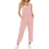 Vetinee Women's Dungarees Jeans Baggy Jumpsuit Oversize Jumpsuit with Pockets