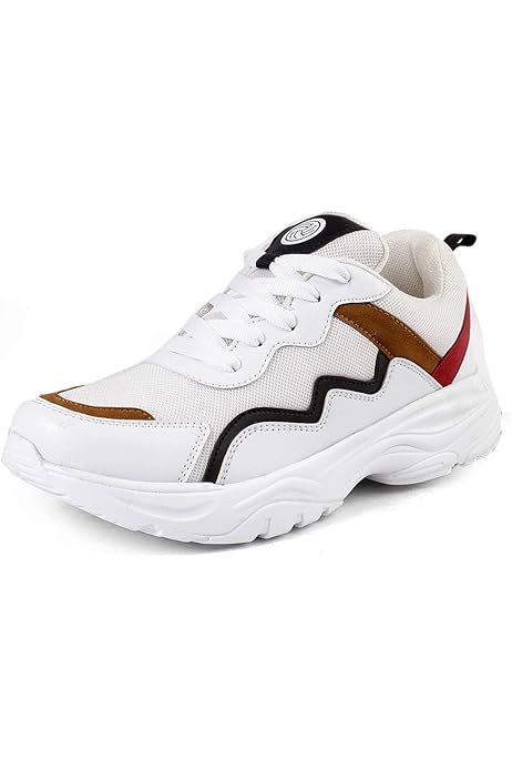 mens white platform trainers