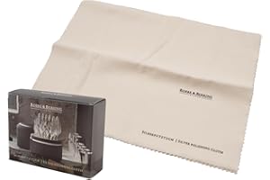 Robbe & Berking Silberpflegeserie - Silberpflegetuch für versilberte und Silberne Bestecke. Leichte Reinigung ohne das Silber anzugreifen.