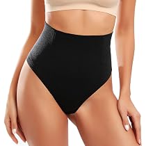 Guaina Perizoma Vita Alta modellante Silhouette Shaping in microfibra, nero
